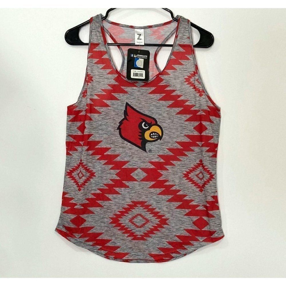 Zoozatz - M - University of‎ Louisville Cardinals Women's Racerback Tank